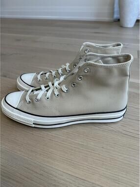 Converse Chuck 70 hi OAT MILK/EGRET/BLACK Men’s Size 12
